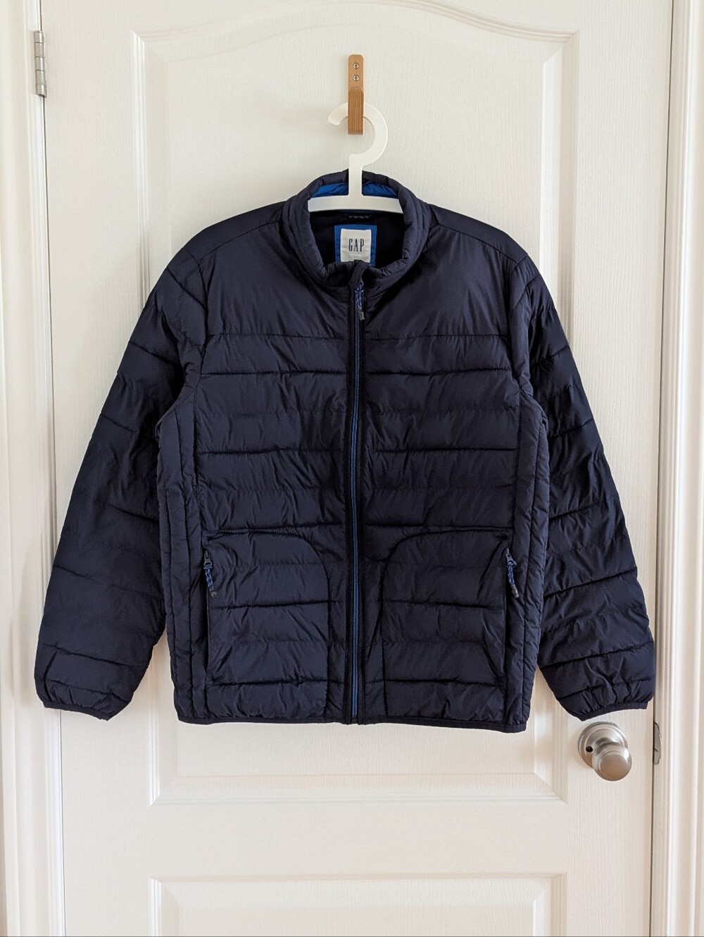 Men's GAP Navy Puffer Jacket (Size S)